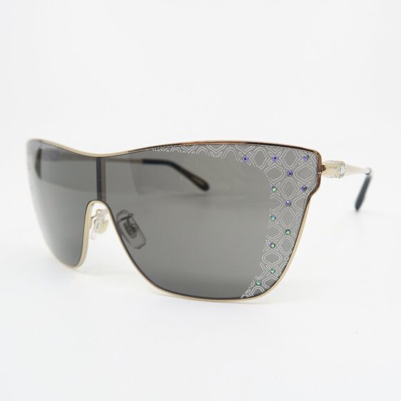 Chopard SCHC20S 998FEL Multicolor Shield Gold/Crystals New Women\'s Sunglasses. main image 6